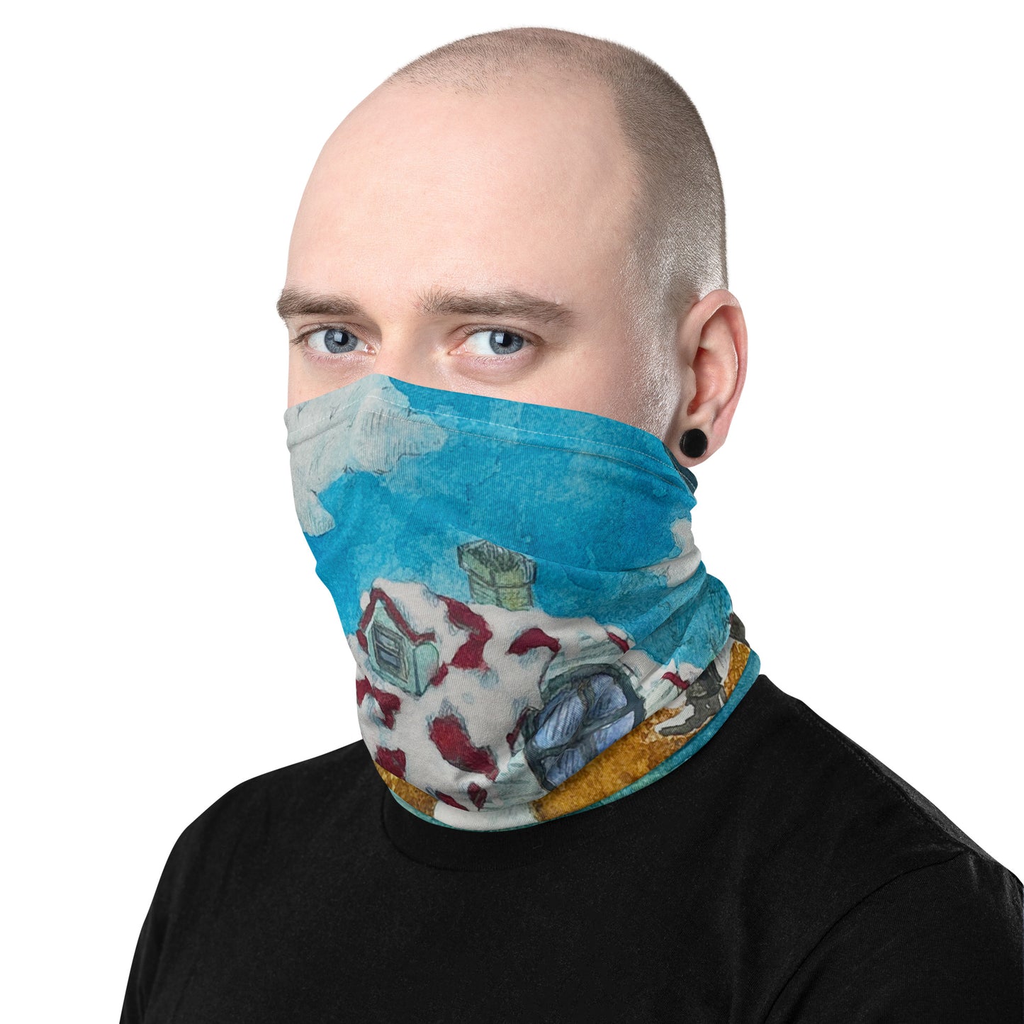 Tropical Christmas Single Neck Cover