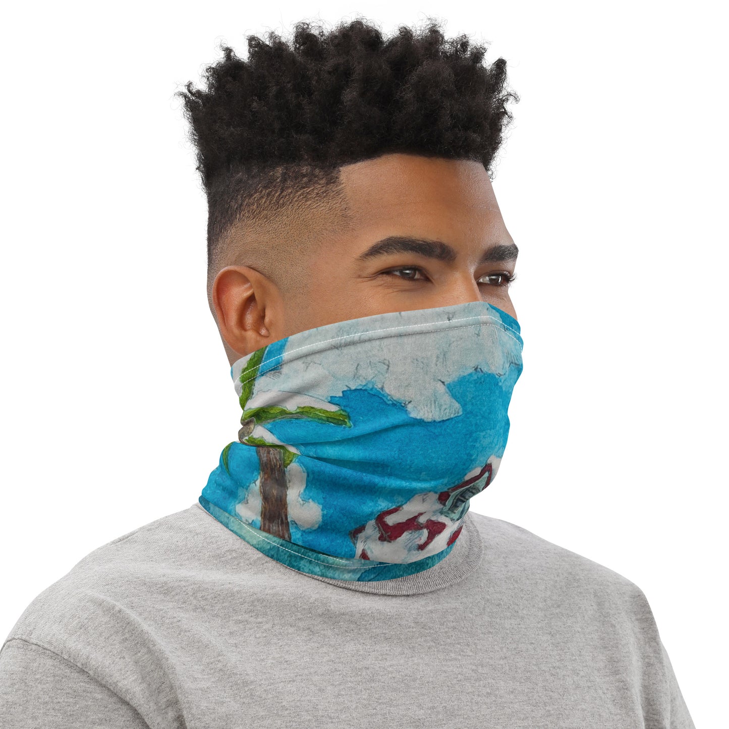 Tropical Christmas Single Neck Cover