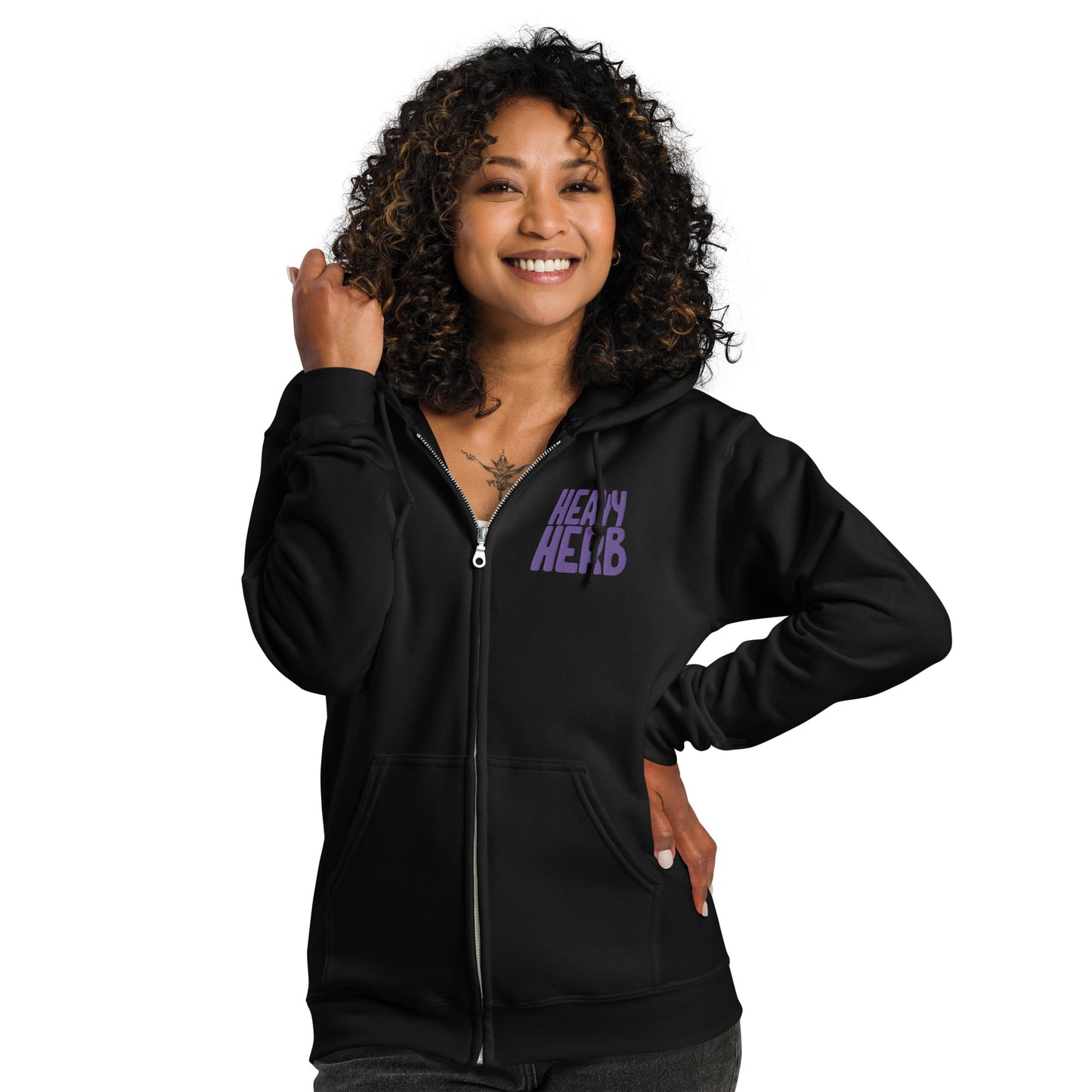 Blackberry Zip Up Hoodie